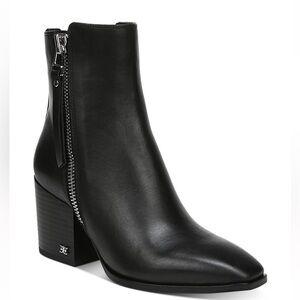 Sam Edelman Carlysle high heel zip bootie size 7 in black